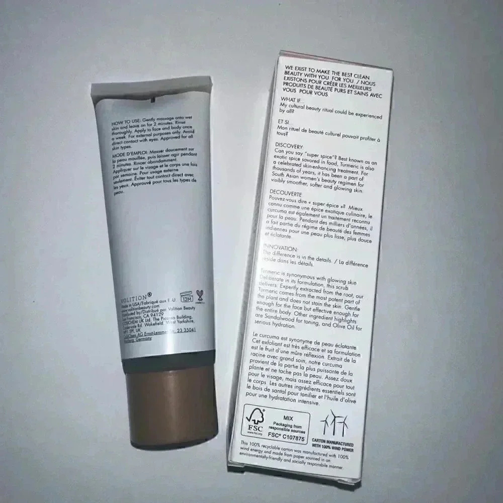 🩷Volition Beauty Tumeric Brightening Polish - Picture 2 of 4